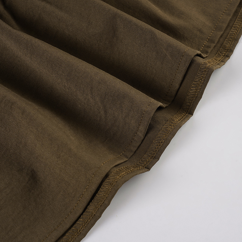 Soft Band Spliced Texture Feminine Skirt