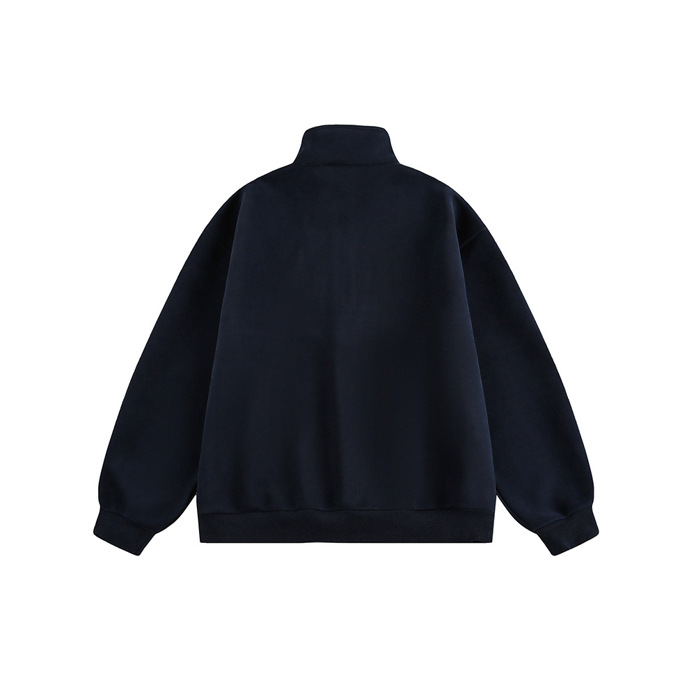 American Oversized Zip-Up Sweatshirt