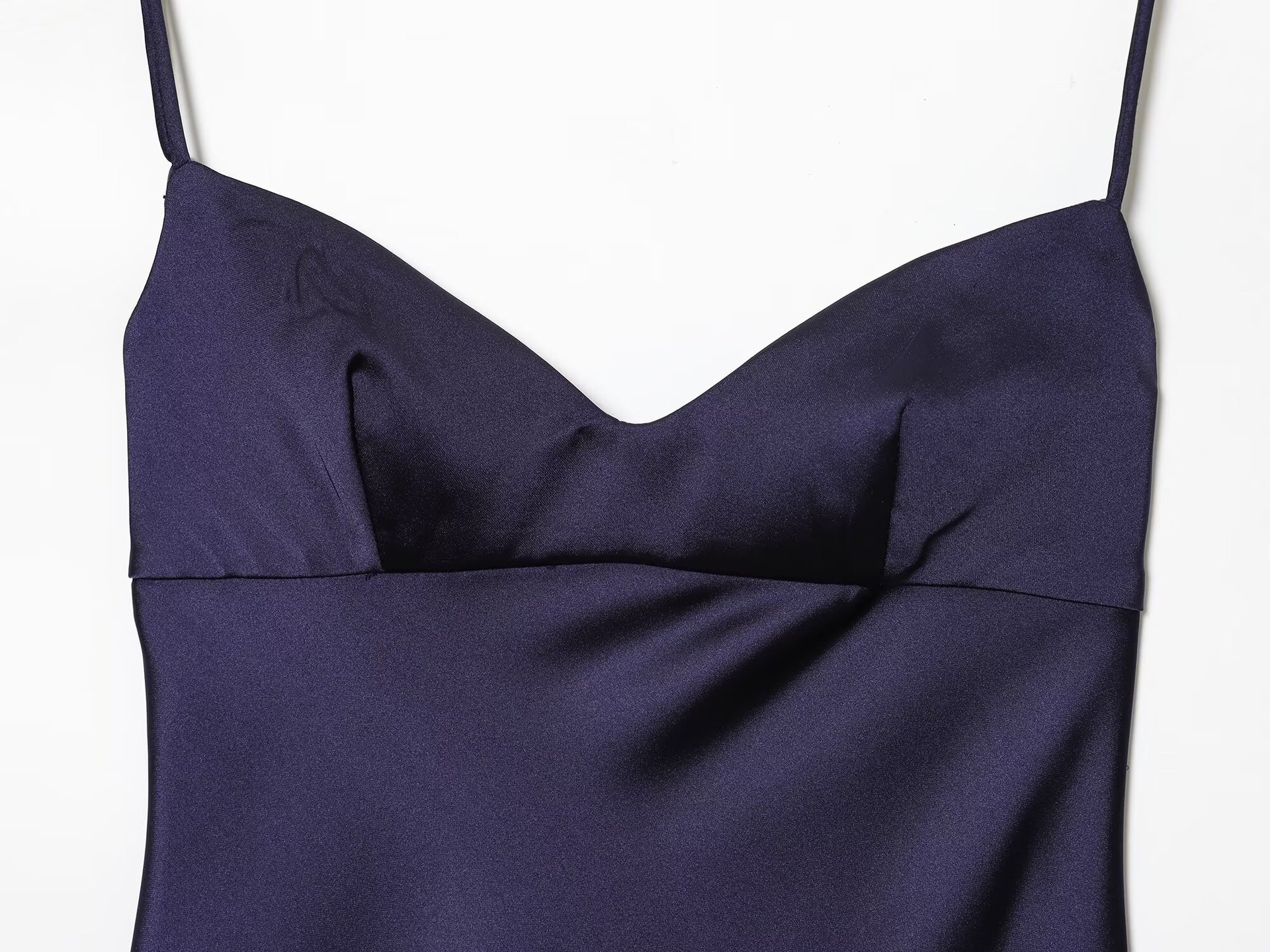 Half High Neck Sleeveless Contouring Slanted Hem Dress
