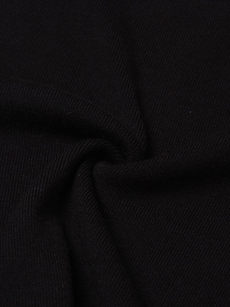 Polyester Ladies Pullover Sweater Stand Neck Cutout