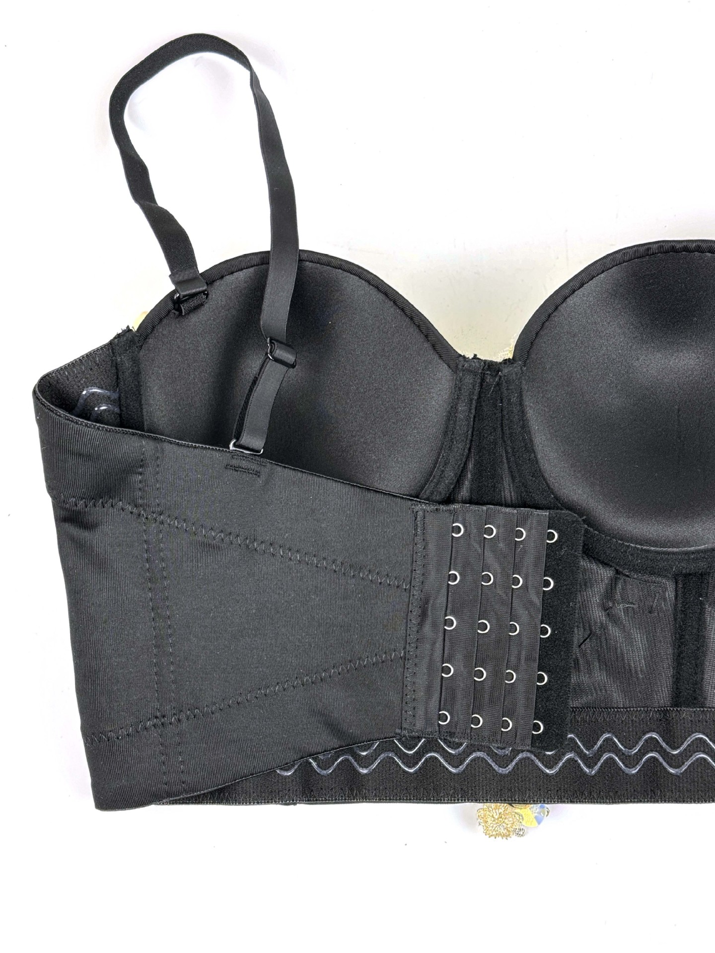 European and American Style Three-dimensional Flower Rhinestone Beaded Corset Fashion Luxury Sexy Outerwear Bone Strap Top