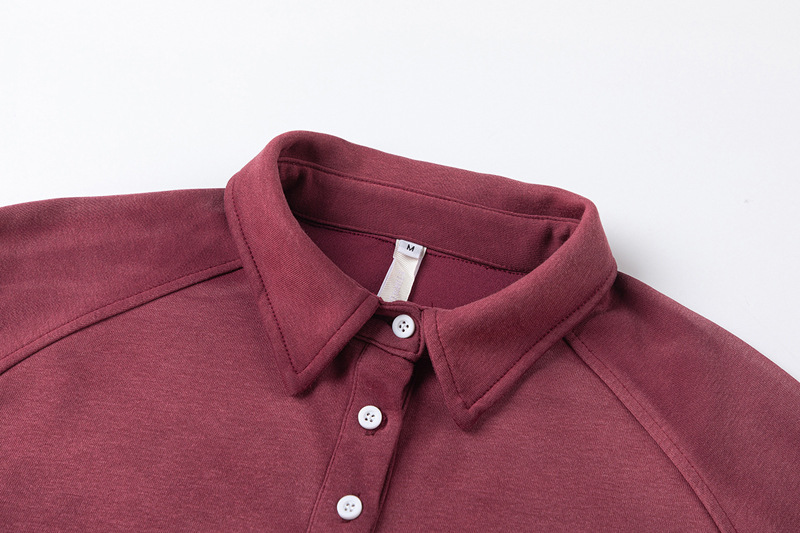 Cotton Ombre Graphic Relaxed Long Sleeve Streetwear Sweatshirt