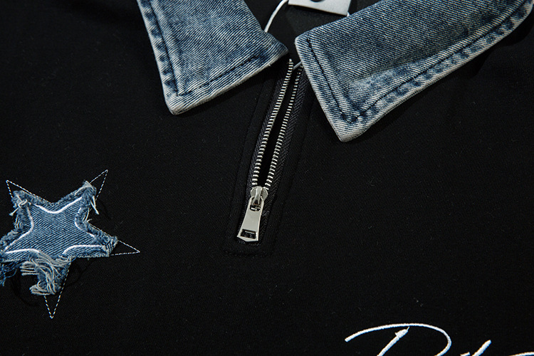 Hip Hop Oversized Cotton Letter Print Hoodie