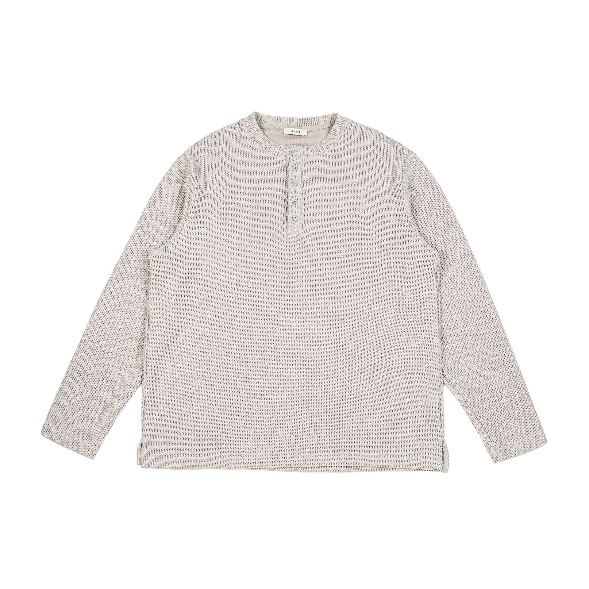 Henley Knit Sweater