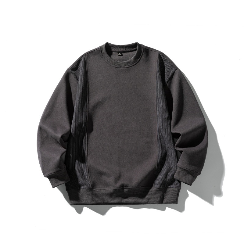 Man's Relaxed Cotton Letter Hoodie