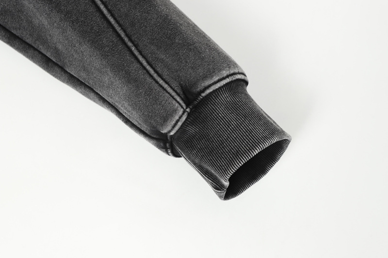 Urban Aged Cotton Pieced Hoodie