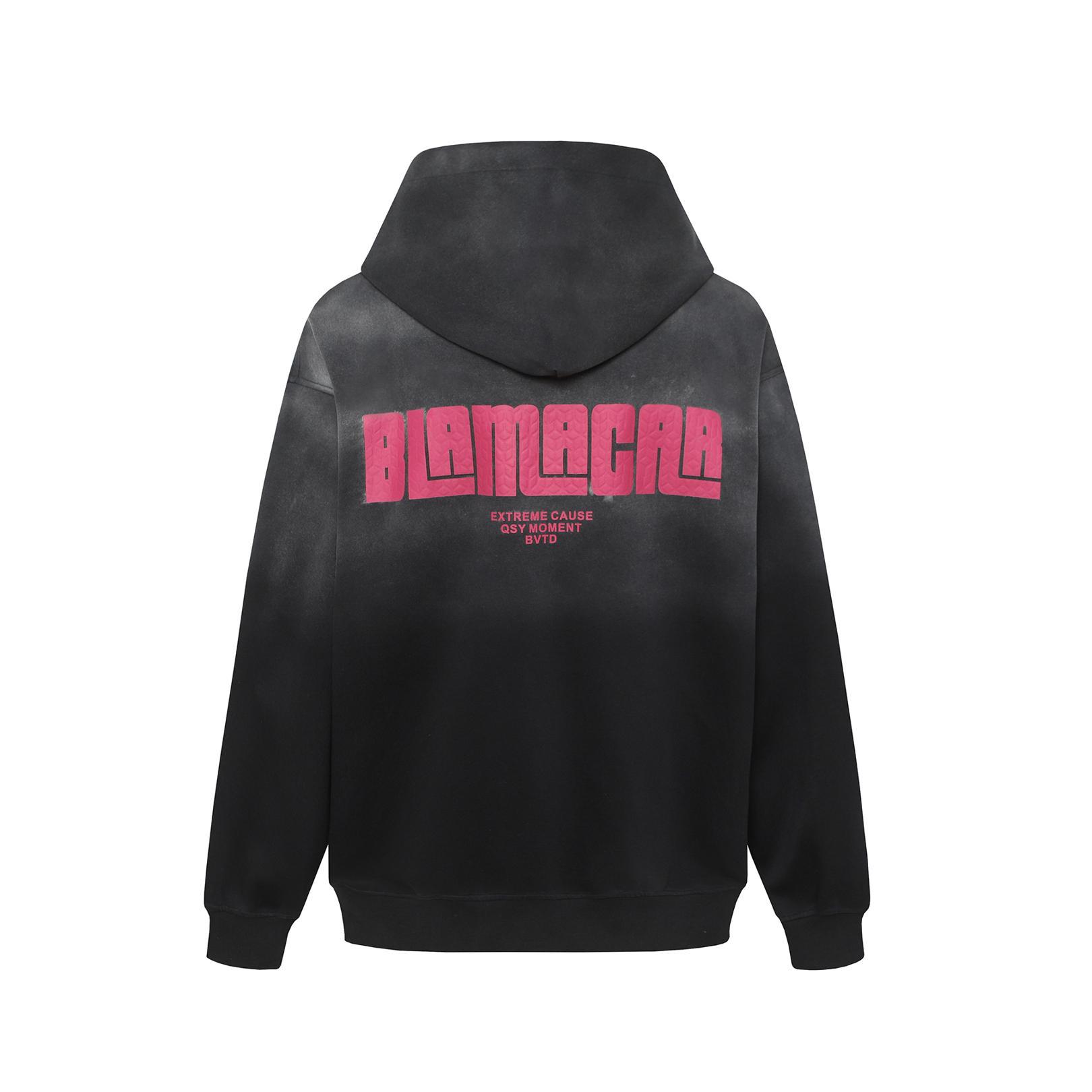 Unisex Cotton Polyester Alphabet Hoodie