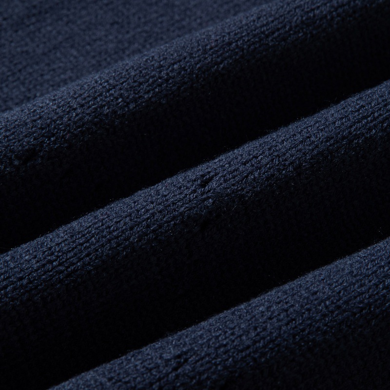 Unisex Japanese Workwear Color Block Vee Neck Sweater