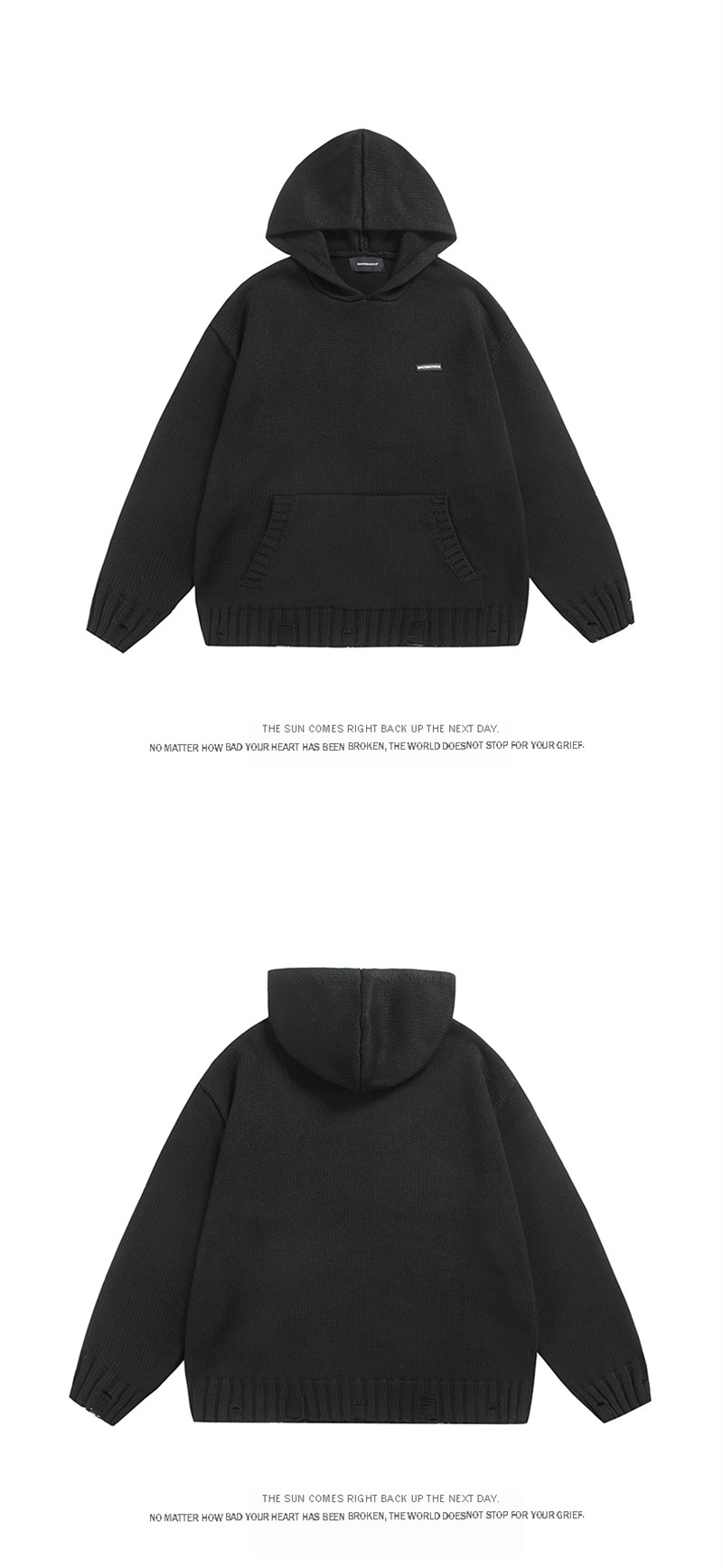 Japanese Workwear Hood Sweater