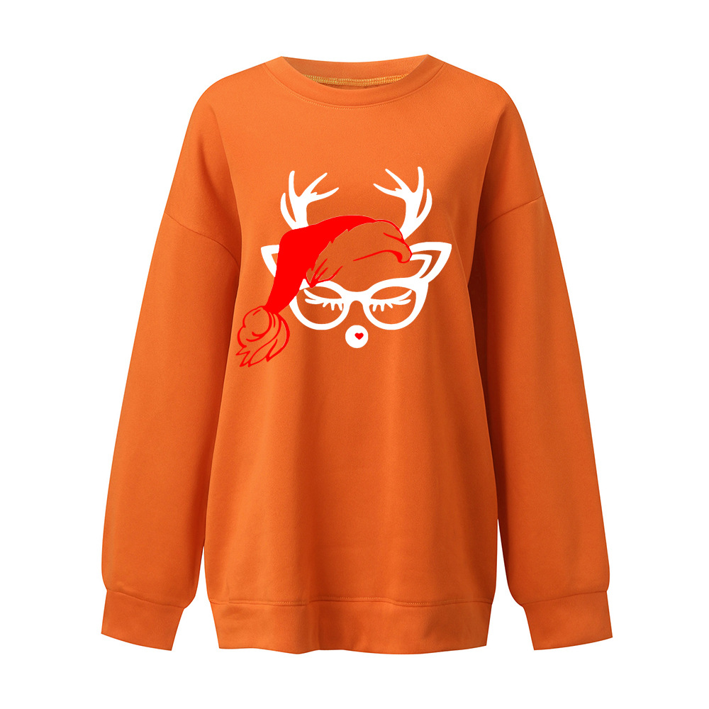 Scarlet Reindeer 3D Korean Oversized Hoodie