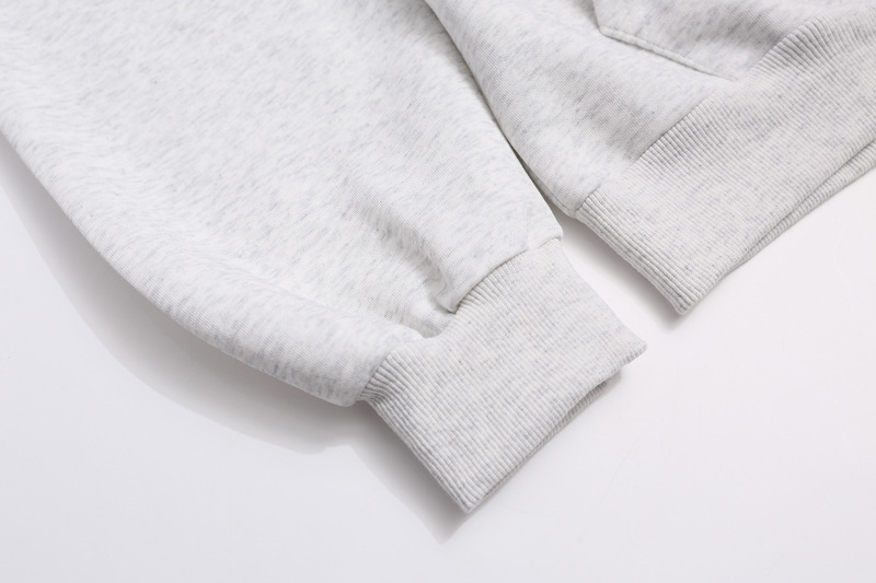Oversized Streetwear Cotton Letter Print Sweatshirt with Hood