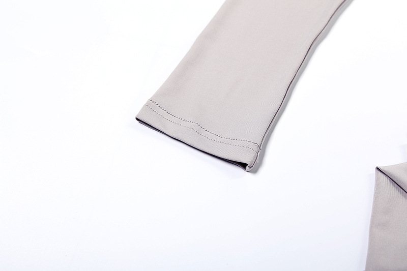 Bodycon High Neck High Waist Polyester Spandex Dress