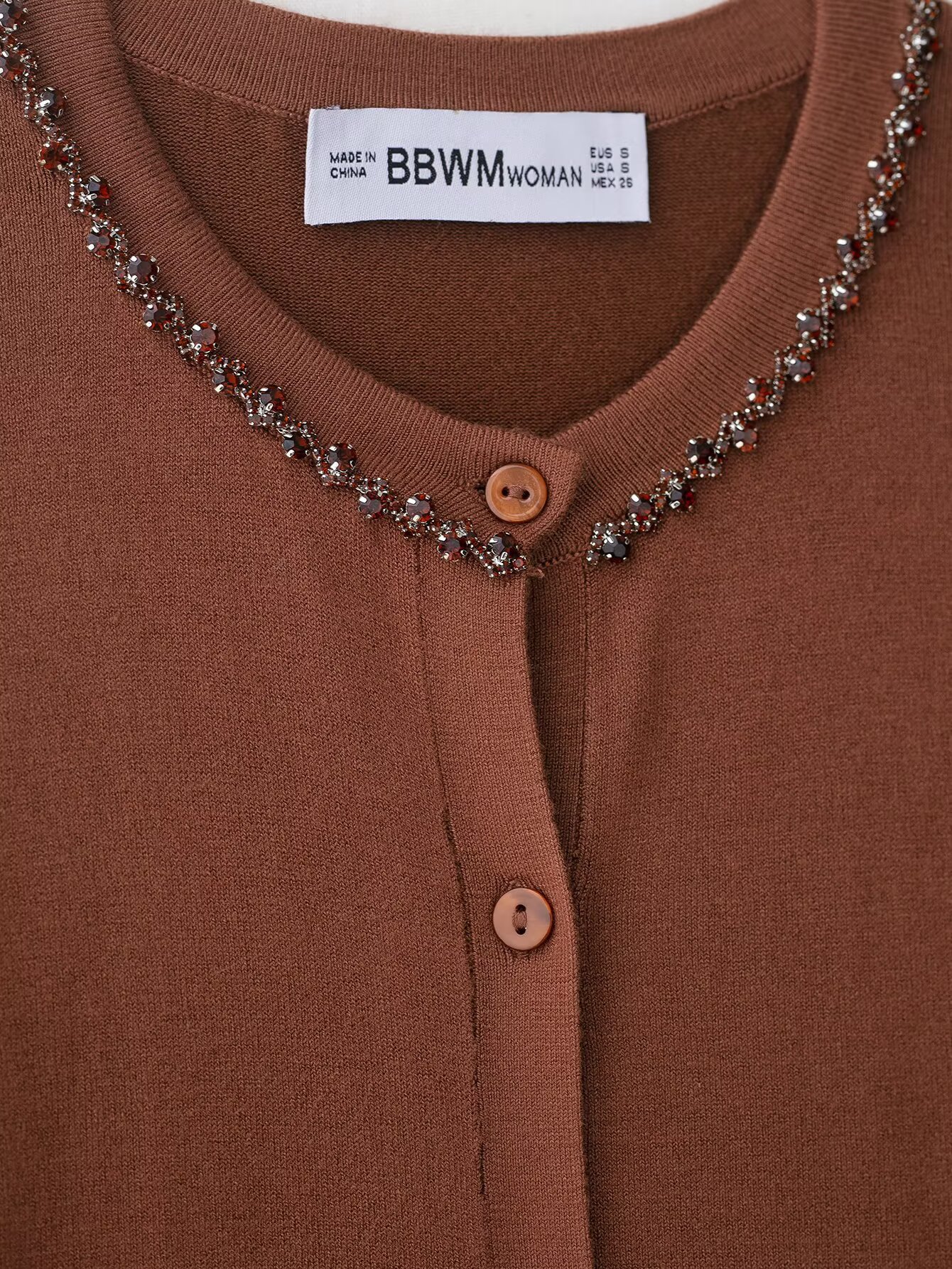 Rhinestone Accent Cardigan