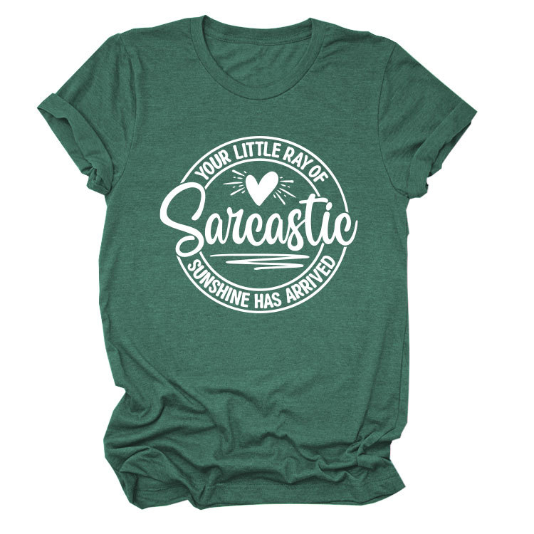 Ladies Geometric V Neck T-shirt