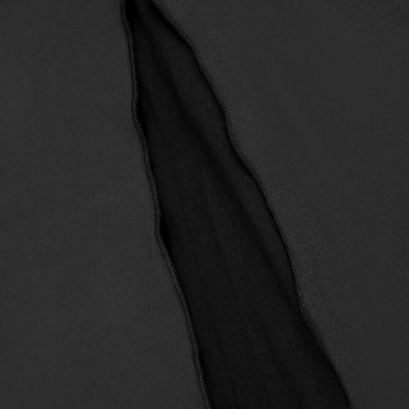 Curve-Hugging Open Back Tie Neck Side Split Dress