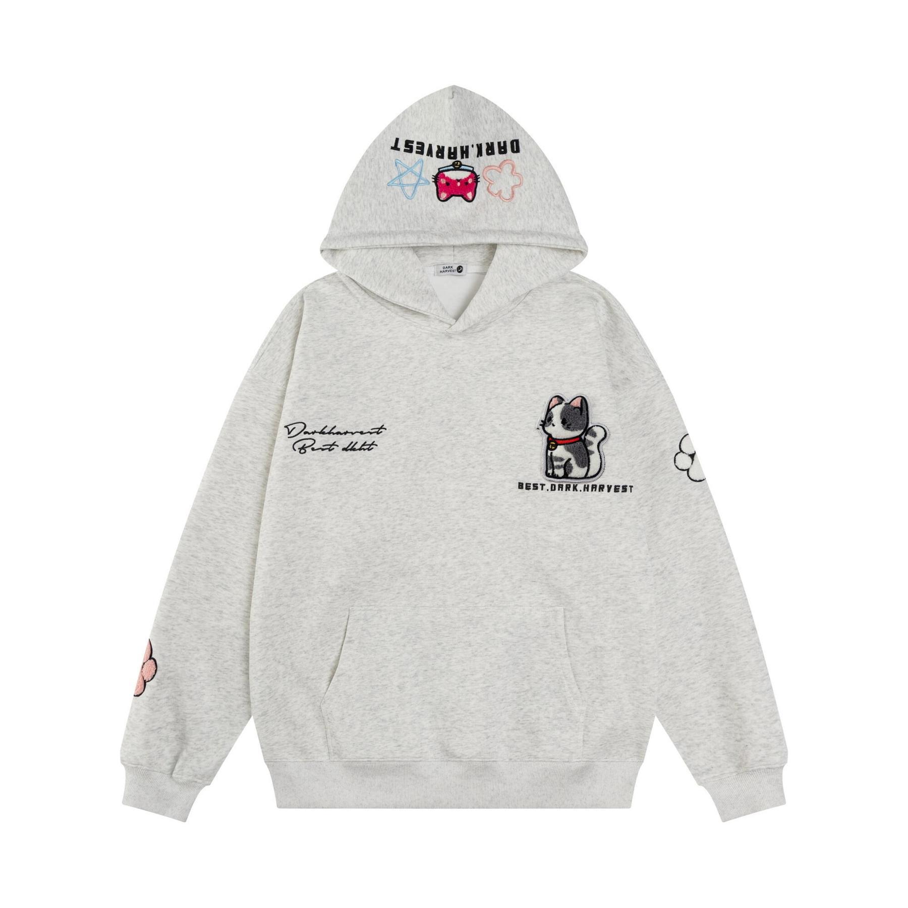 Composite Milk Silk Patch Hoodie