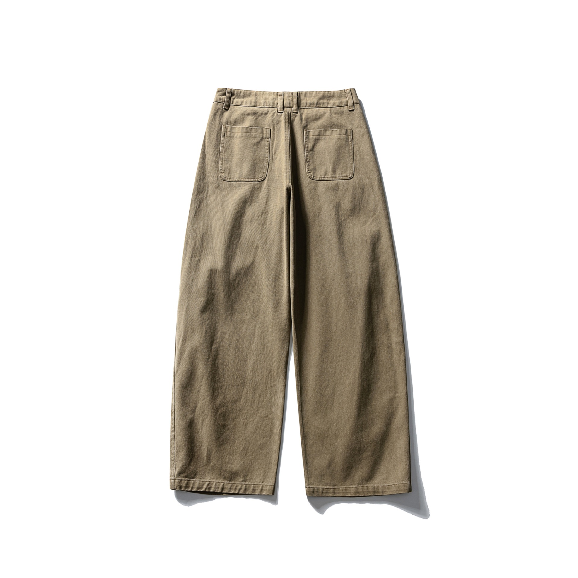 Distressed Straight Leg Cargo Pants Long Trousers