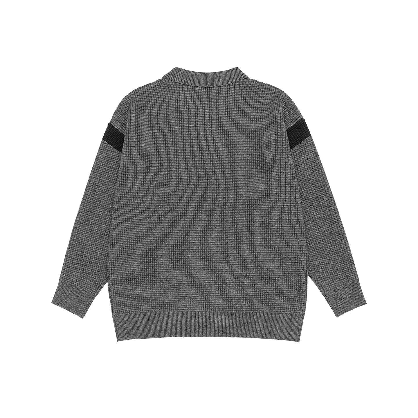 Oversized Pieced Knit Tropical Fruit Motif Sweater