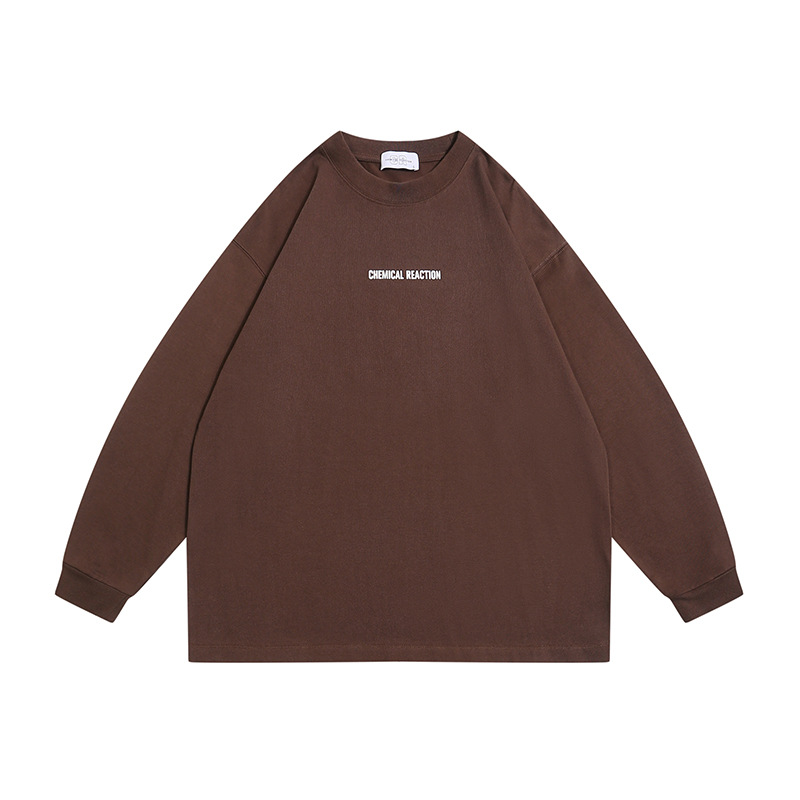 Cotton Blended Full Arm Typography T-Shirt