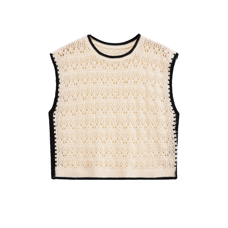 Ladies Polyester Crew Collar Sweater