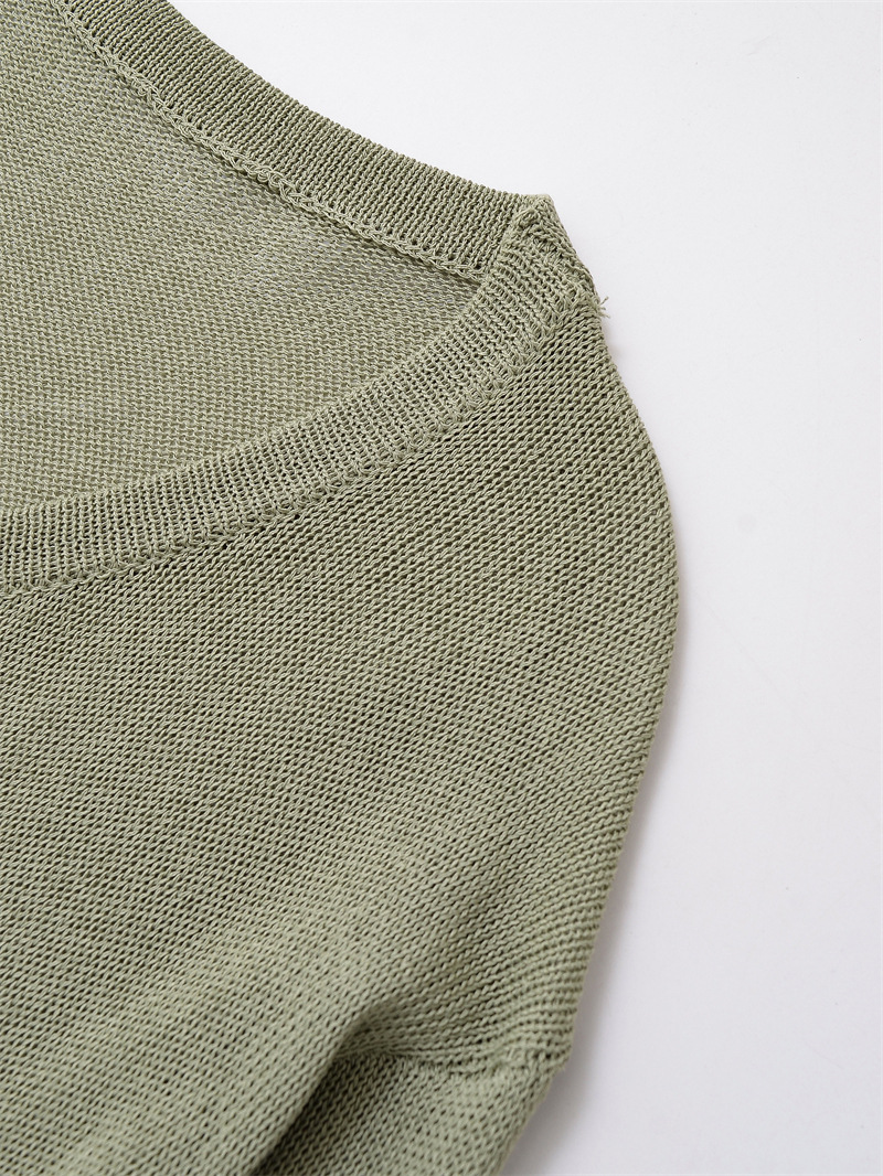 Ladies Open Front Long Sleeve Polyester Knitwear