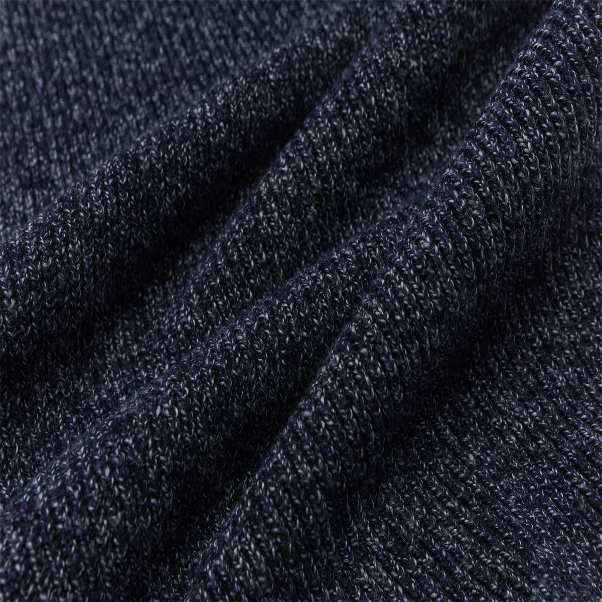 Oversized Japanese Workwear Jacquard Zip Front Sweater