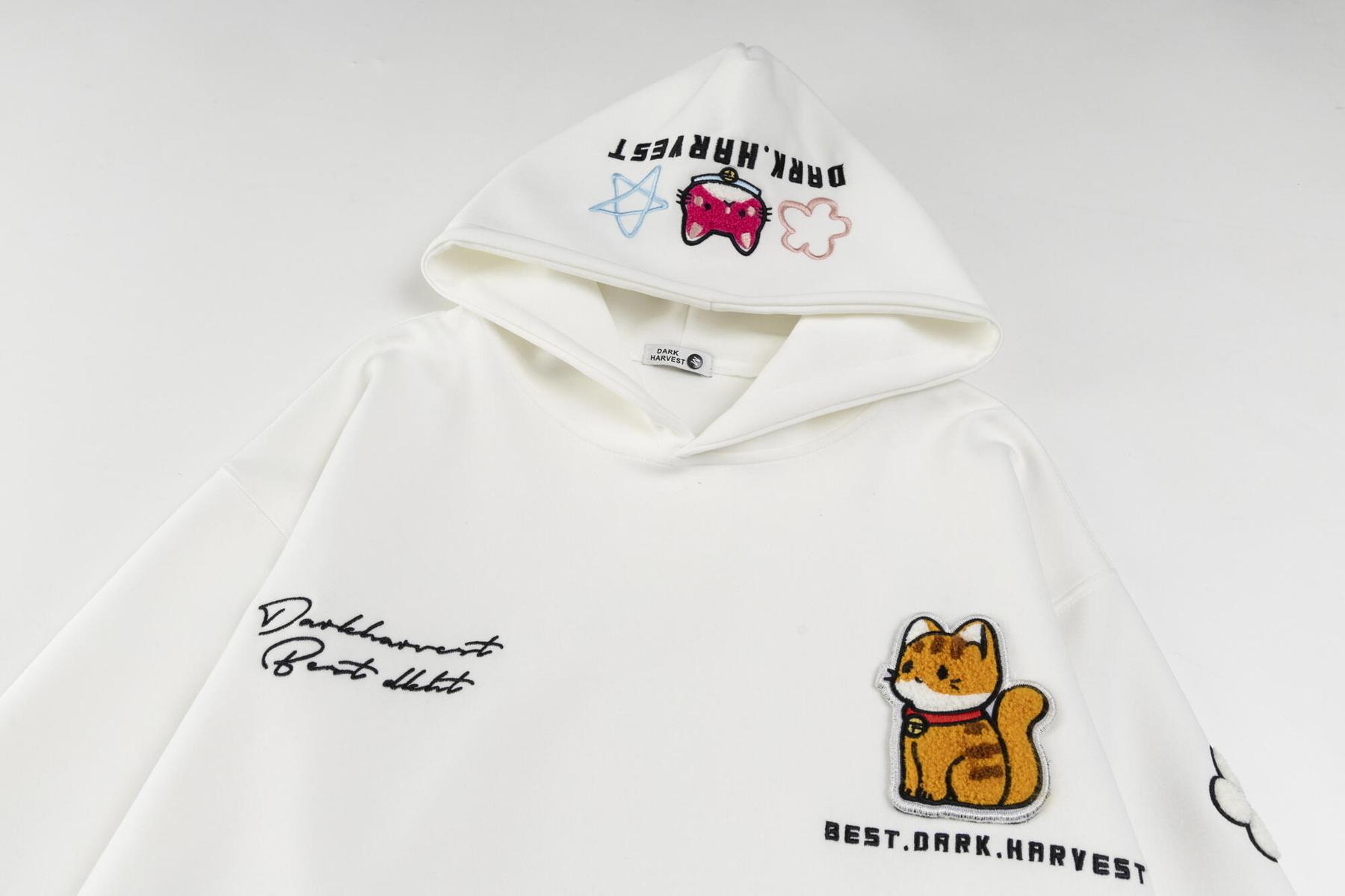 Composite Milk Silk Patch Hoodie