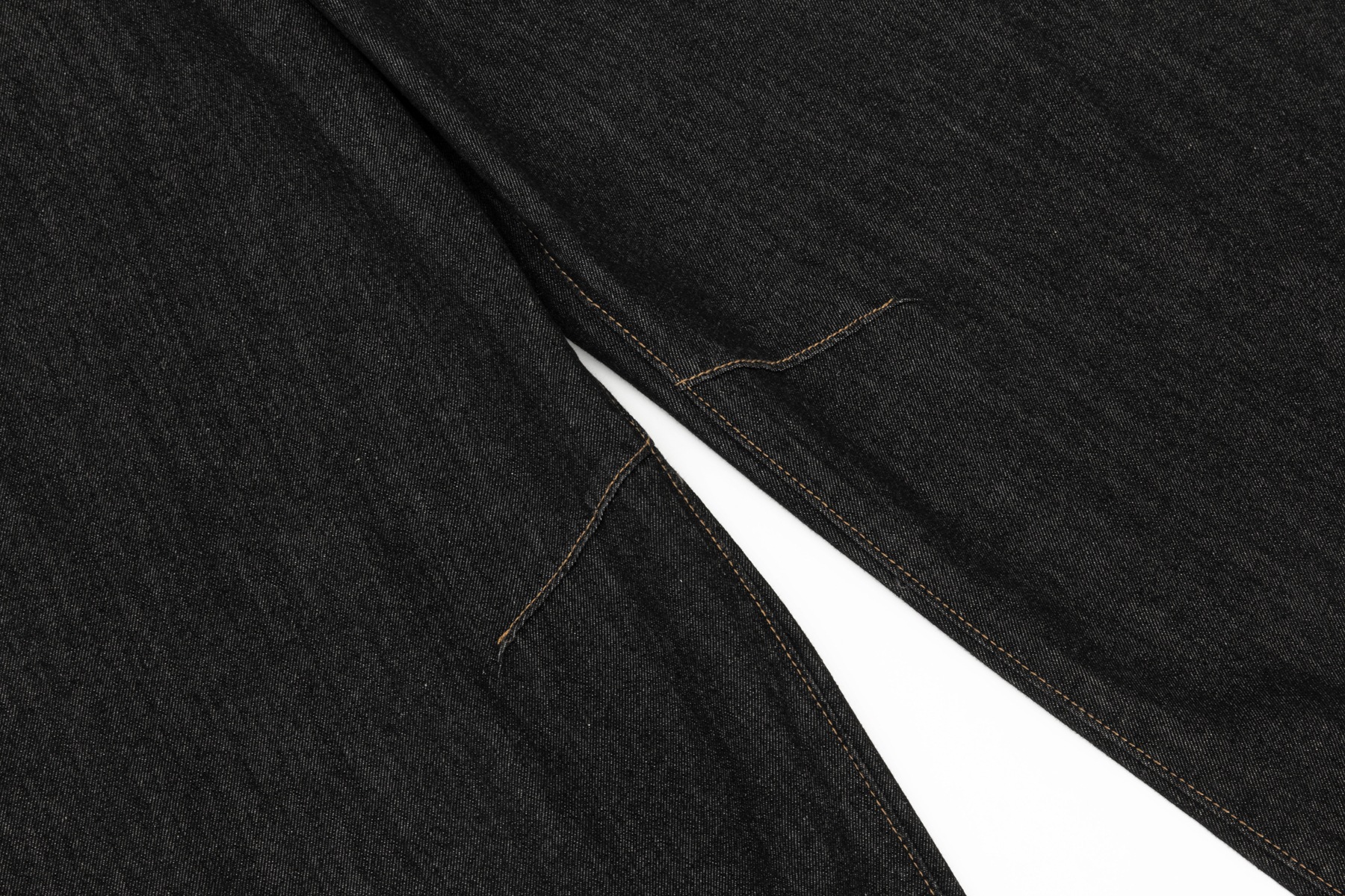 Street Style Vintage Raw Denim Deconstructed Design Men's Loose Wide-Leg Jeans
