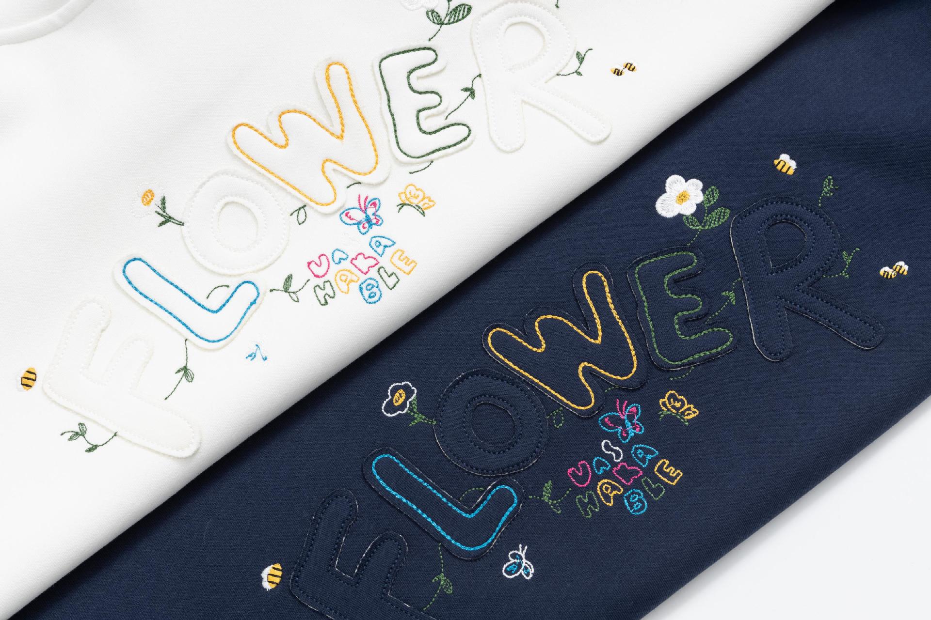 Cotton Urban Alphabet Patch Hoodie