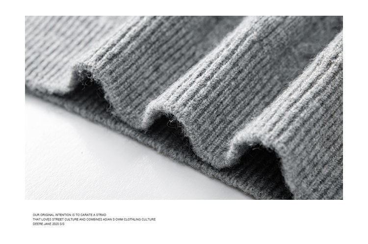 Oversized Aran Placket Sweater