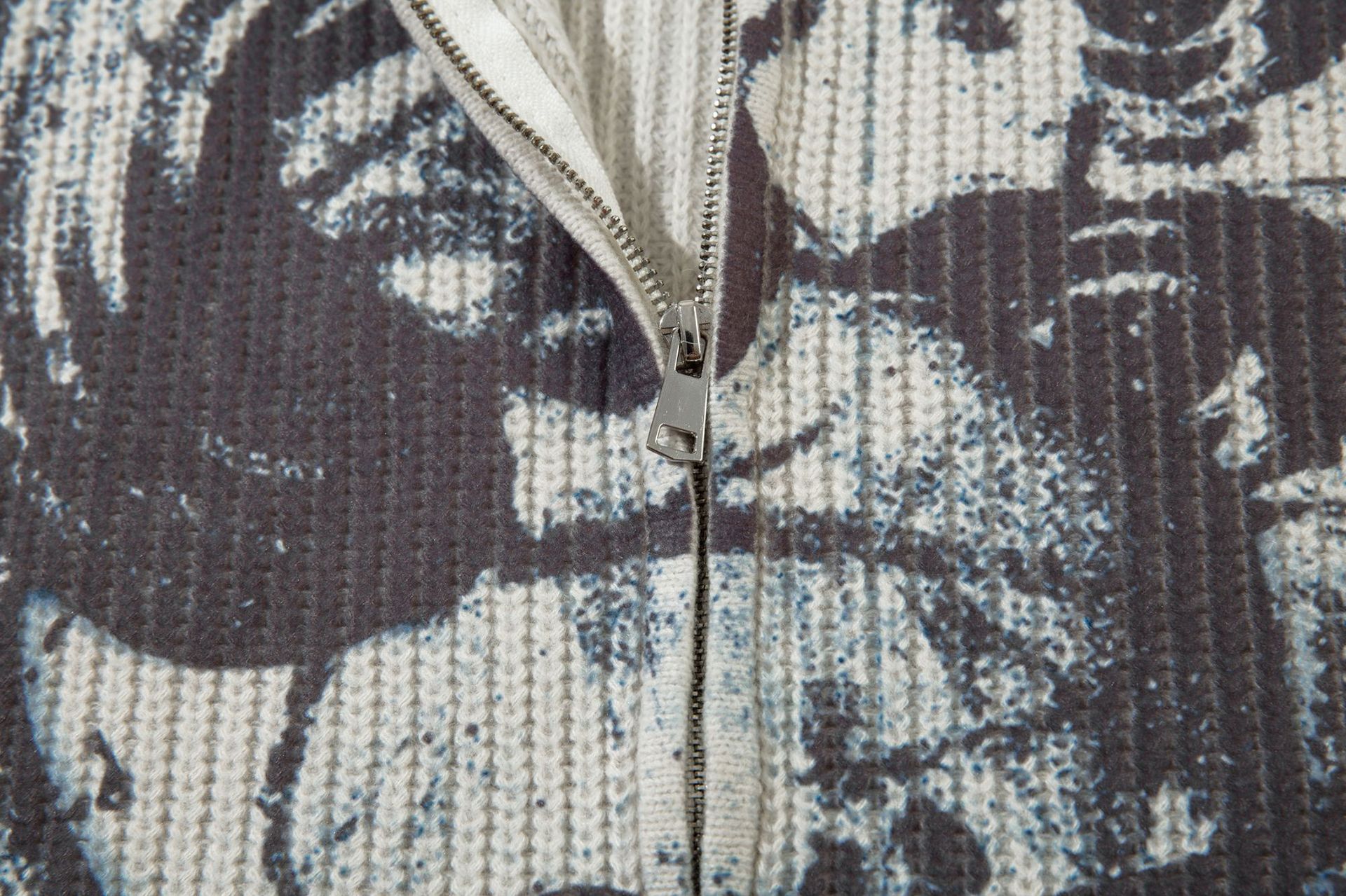 Streetwear Loose Fit Long Sleeve Print Sweater