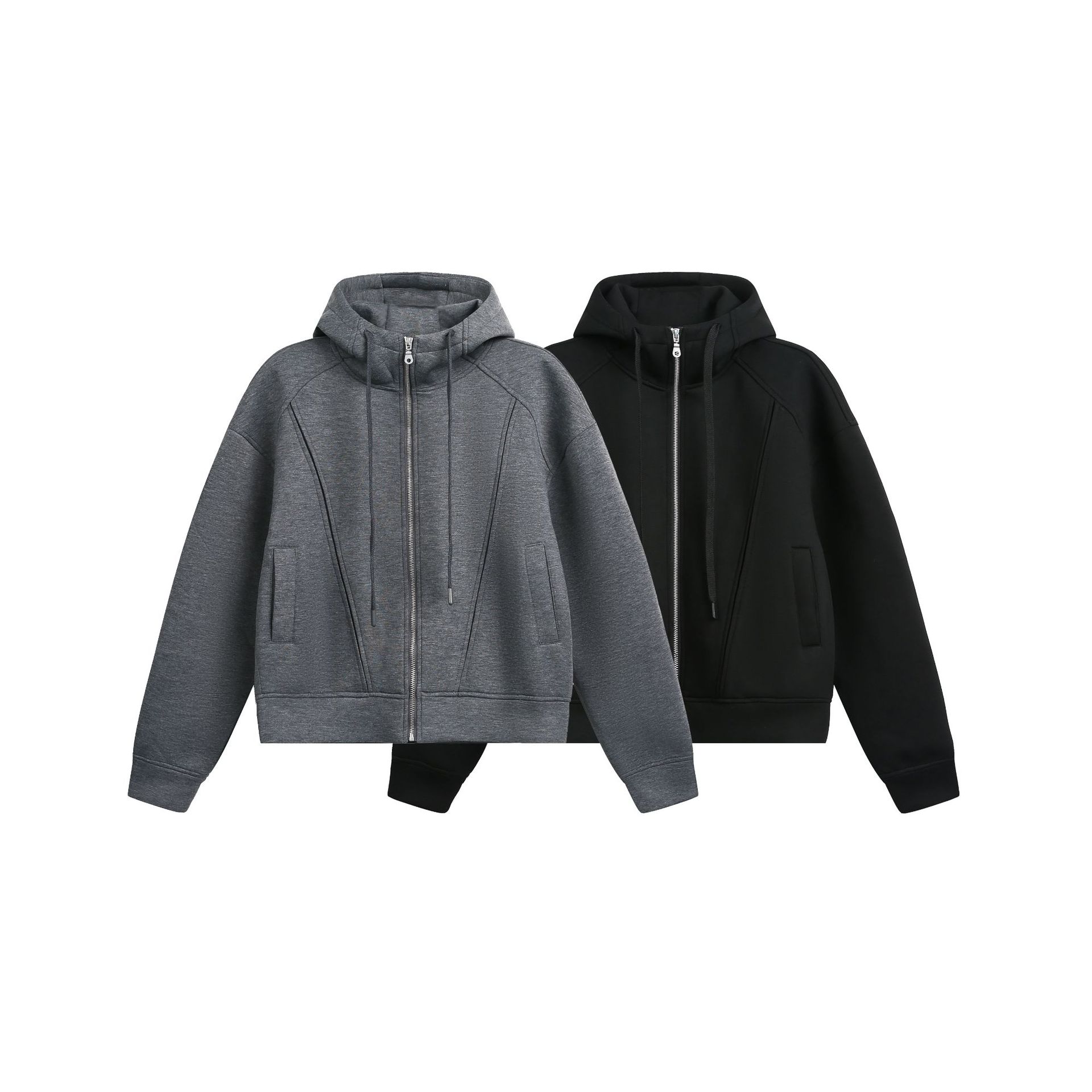 American Retro Cartoon Hooded Zip-Up Sweater