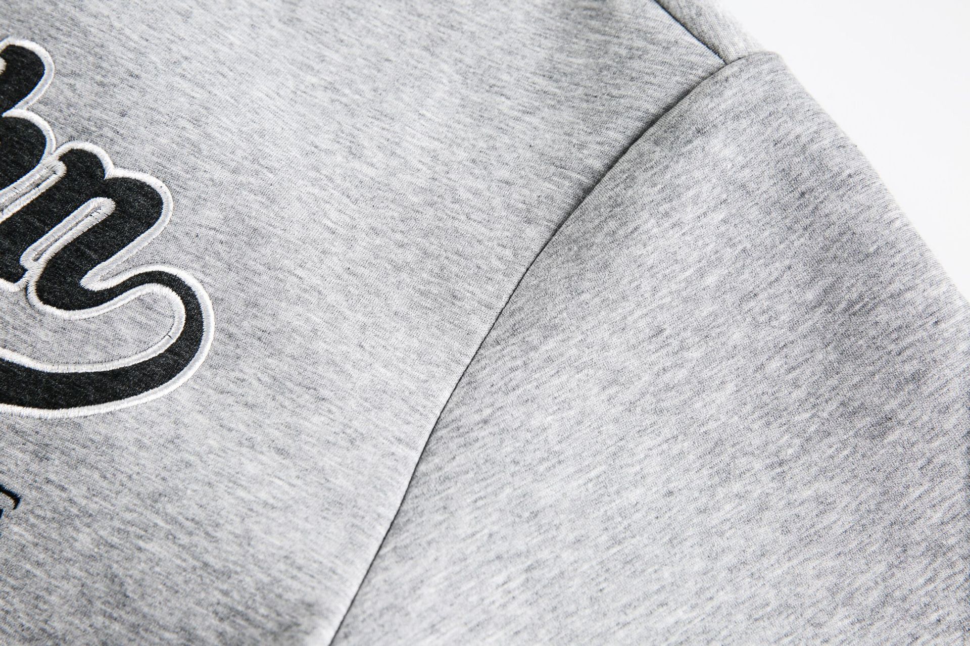 Detachable fur collar spliced zipper hoodie