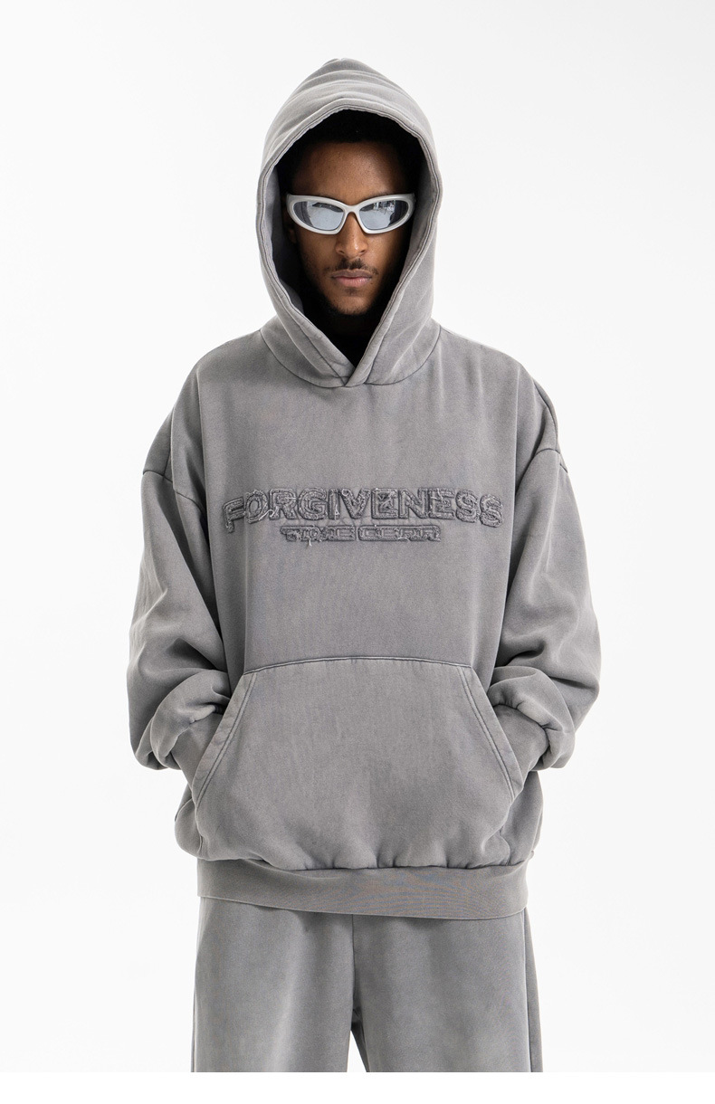 Essential Cotton Initial Hoodie