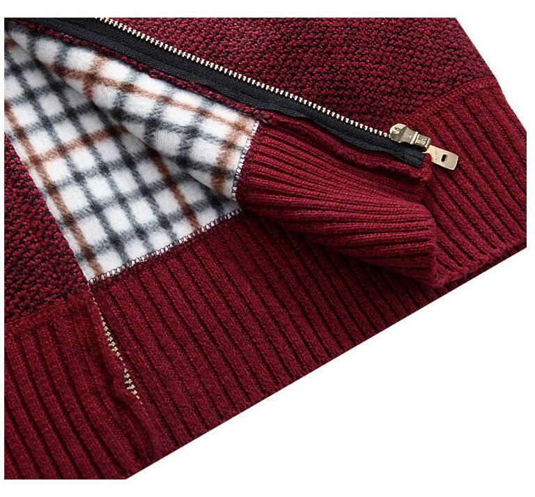 Male Streetwear Cardigan Polyester Viscose Open Front
