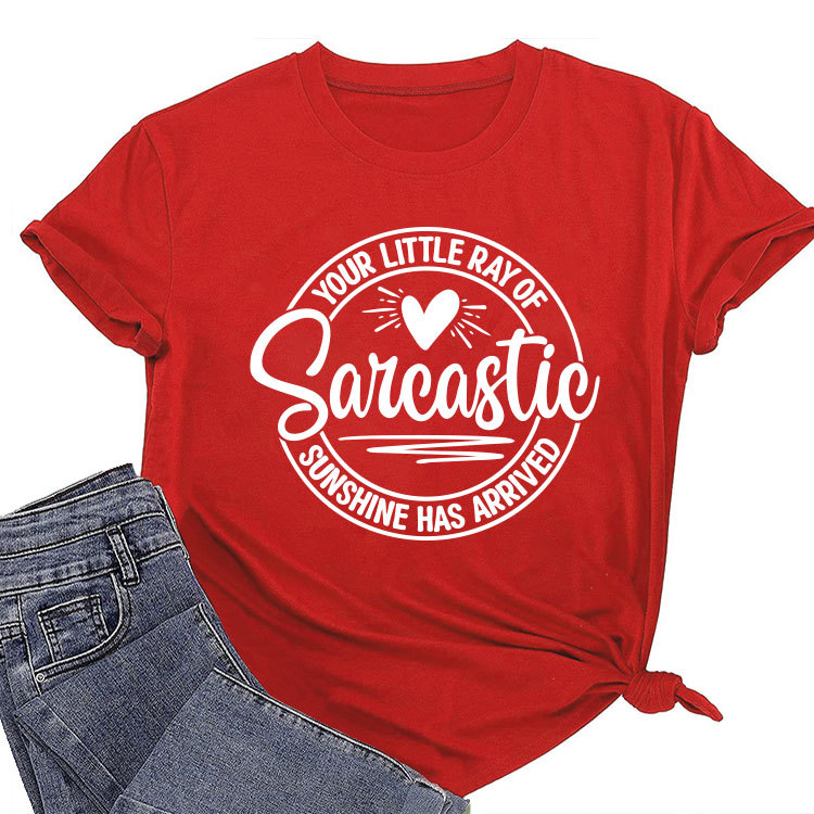 Ladies Geometric V Neck T-shirt