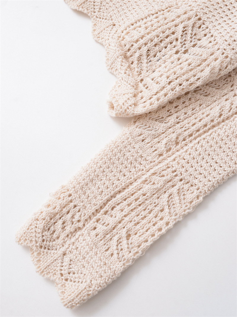 Polyester Plain Crew Relaxed Sweater