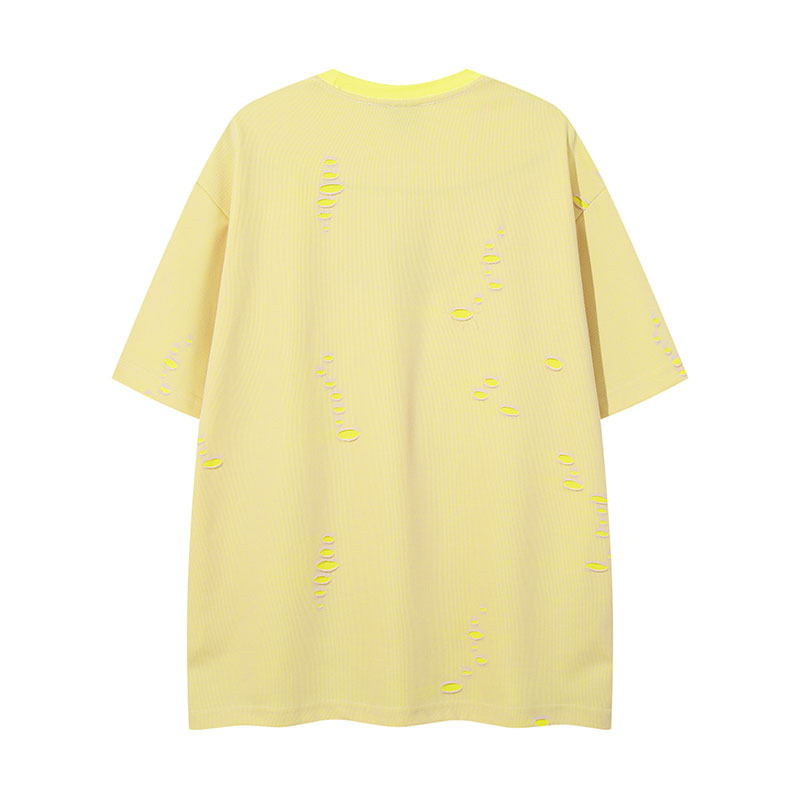 High Street Cotton Monogram Oversized Crewneck Tee