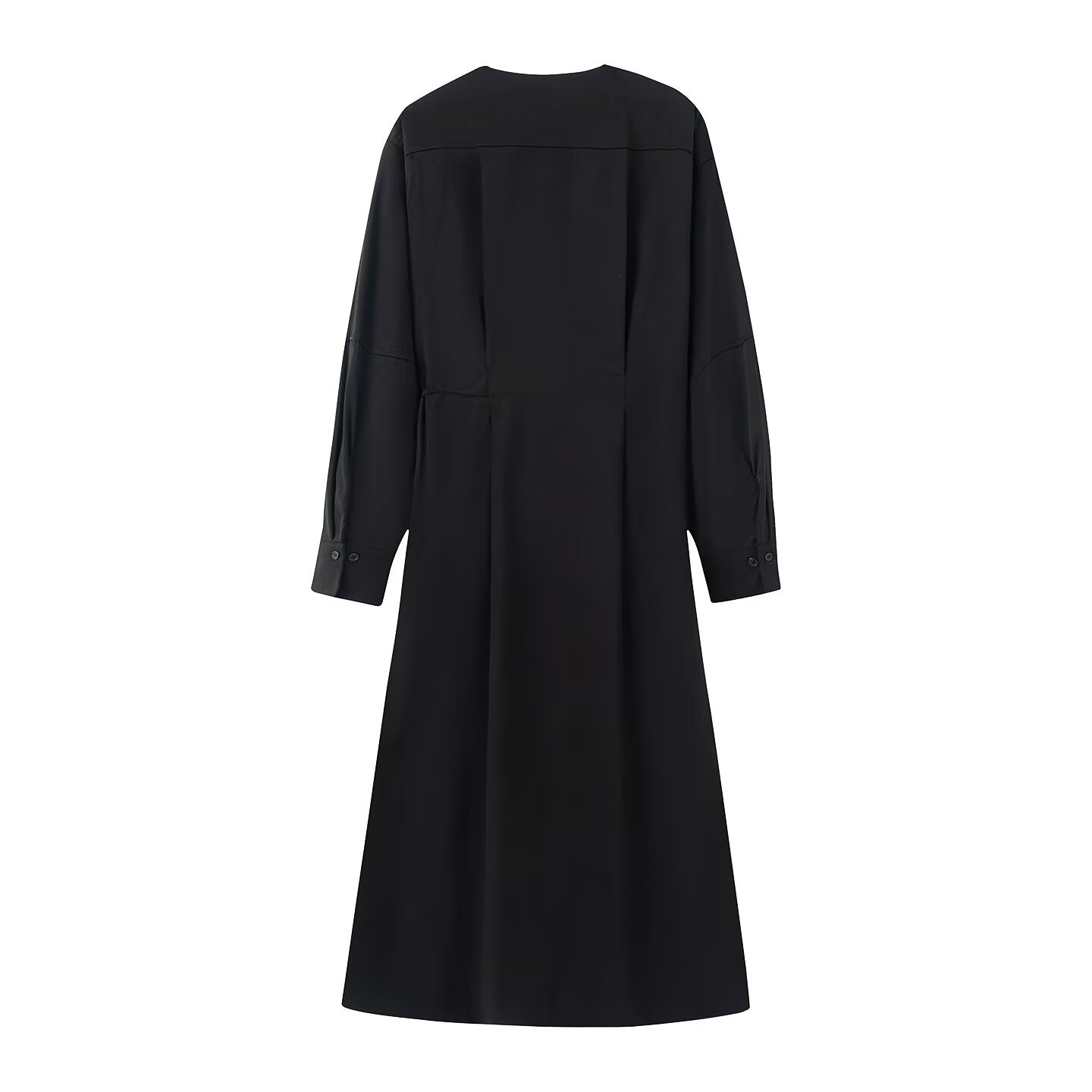Plunge Crisscross Front Kaftan Dress