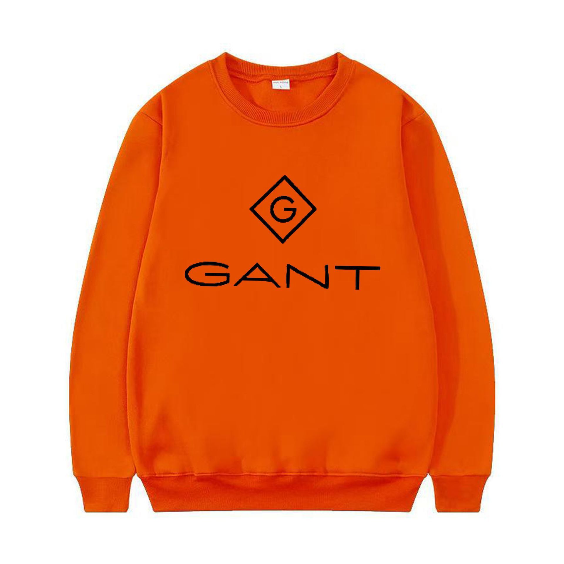 Korean Letter Print Loose Fit Sweatshirt