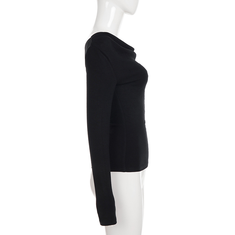 Bardot Bodycon Wrist-Length Neckband T-Shirt