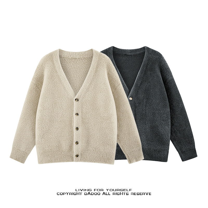 Gentleman's Open Front Ultra Soft Cardigan