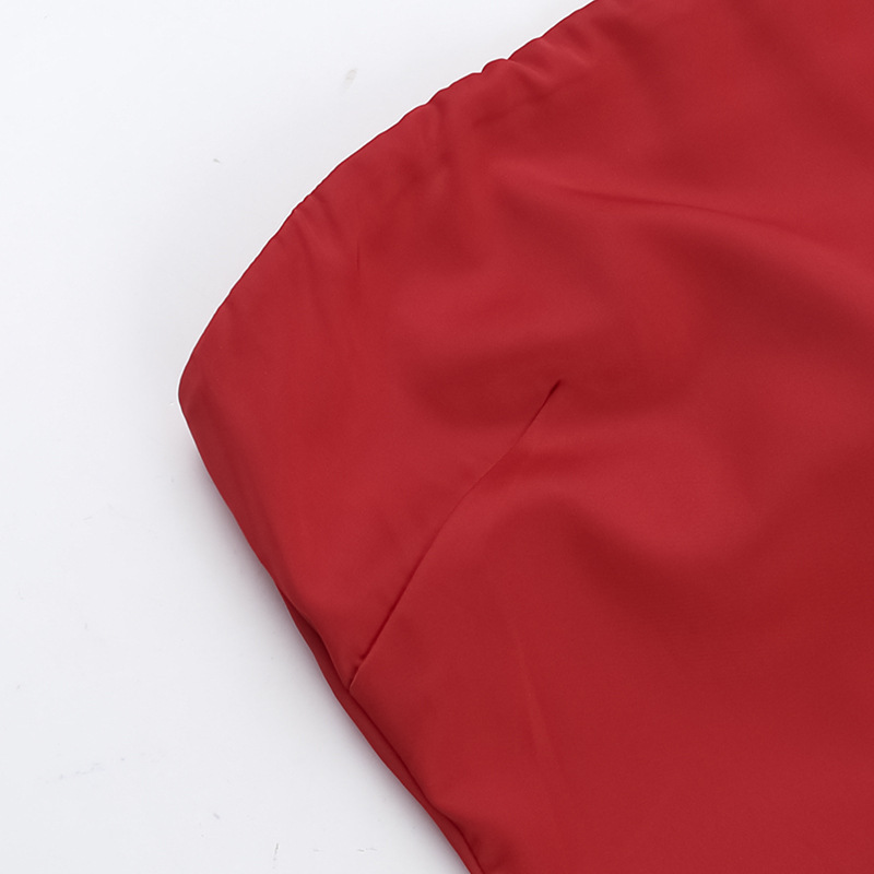 Sleeveless Polyester Spandex Tube Dress