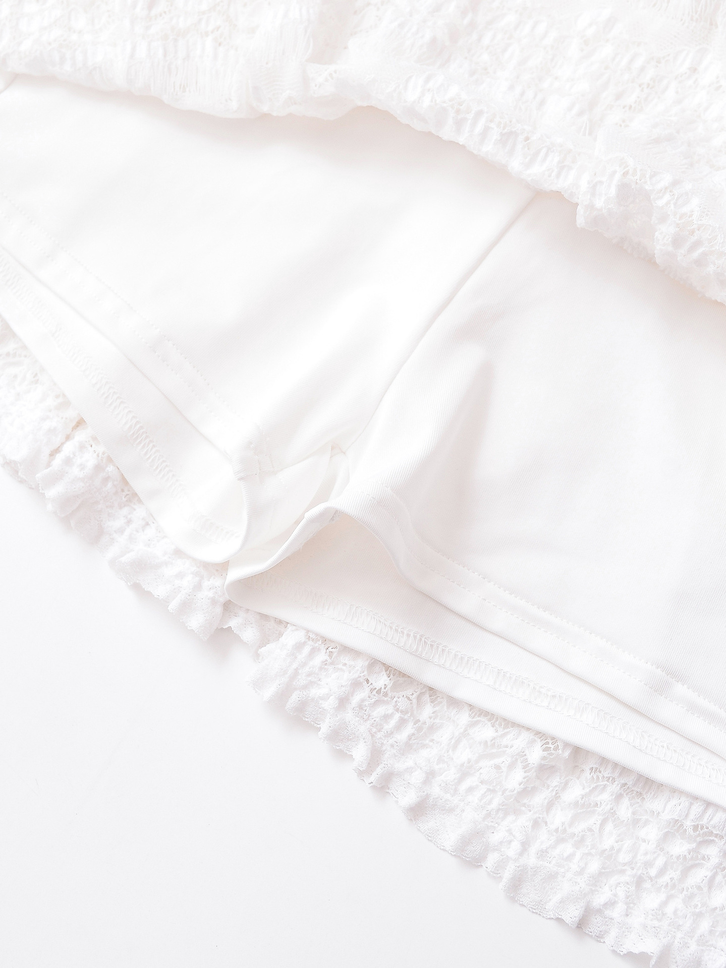 High waisted lace cake skirt midi skirt