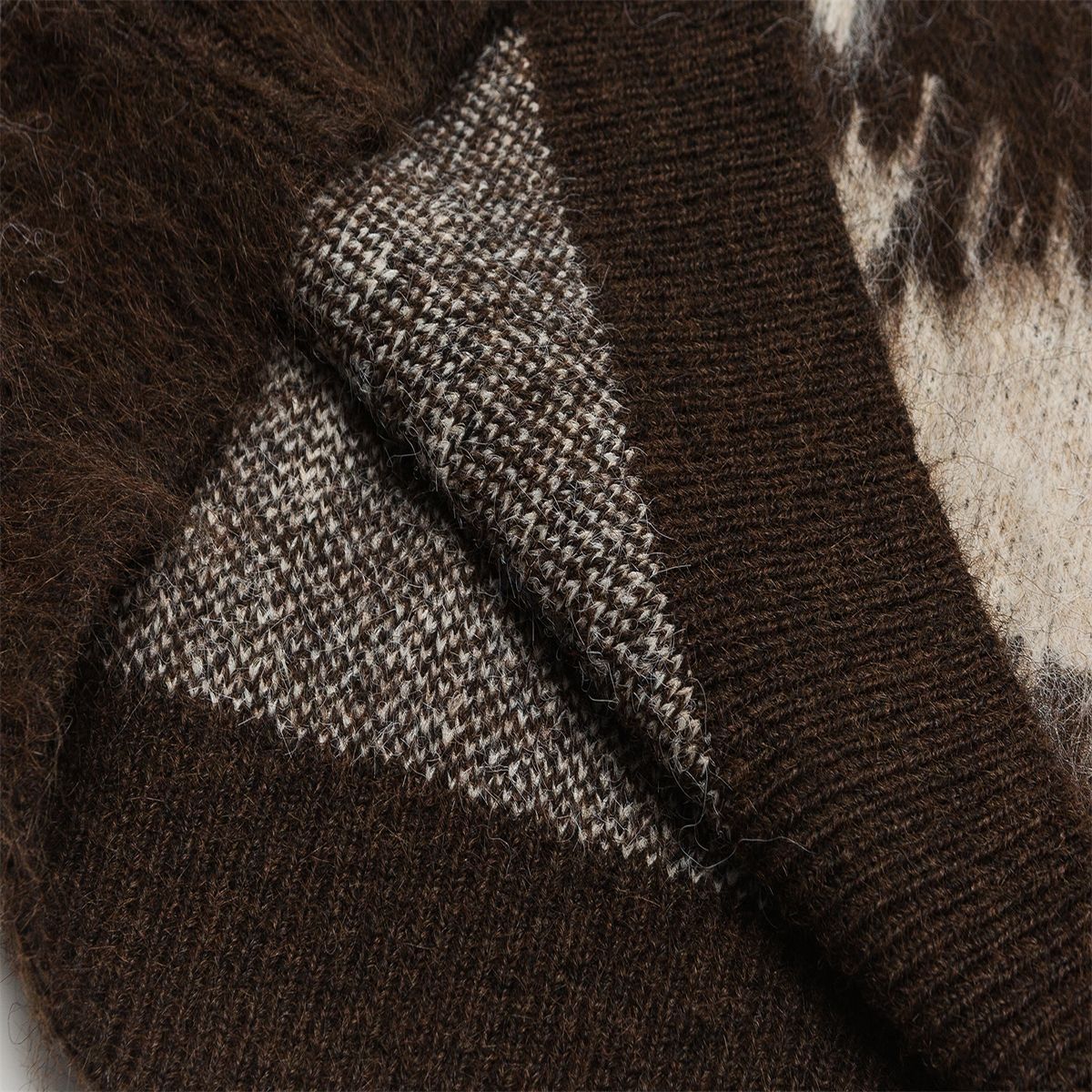 Oversized Japanese Workwear Color Block Pullover