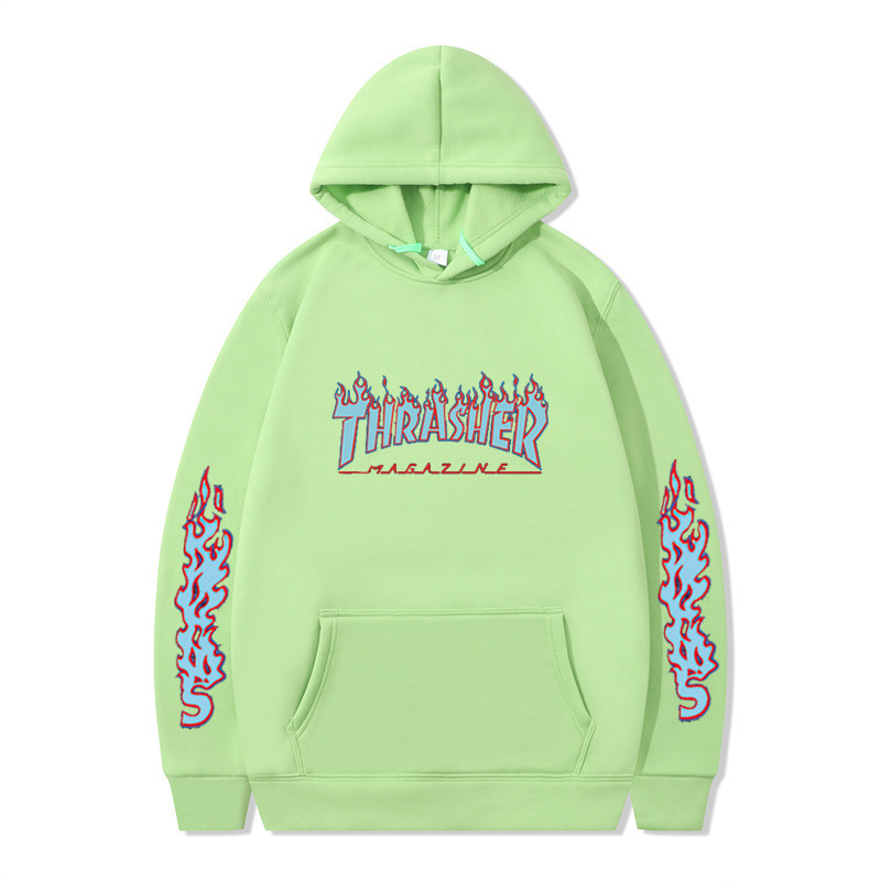 Hip Hop Streetwear Plain Loose Hoodie