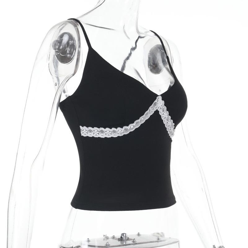 Regular Neck Colorblock Paneled Lined Strapless Top
