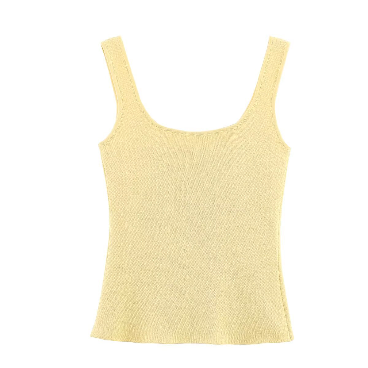 Ladies' Solid Knit Front-Closure Vest