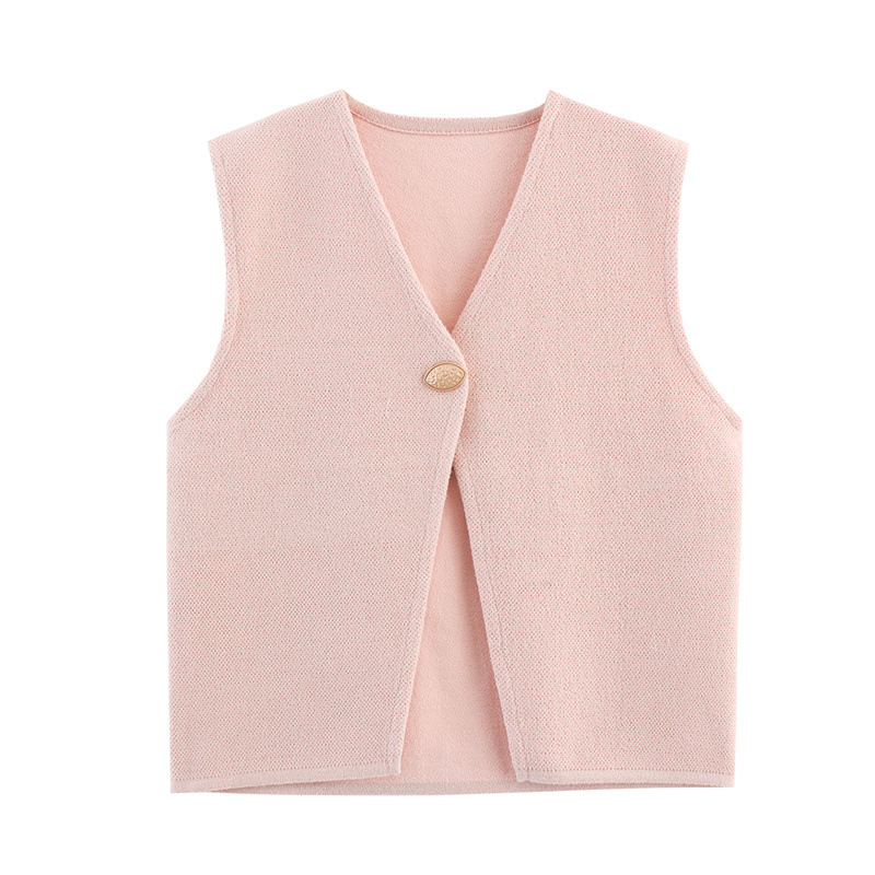 Lady Street Slim Fit Blended 3D Armless Vest