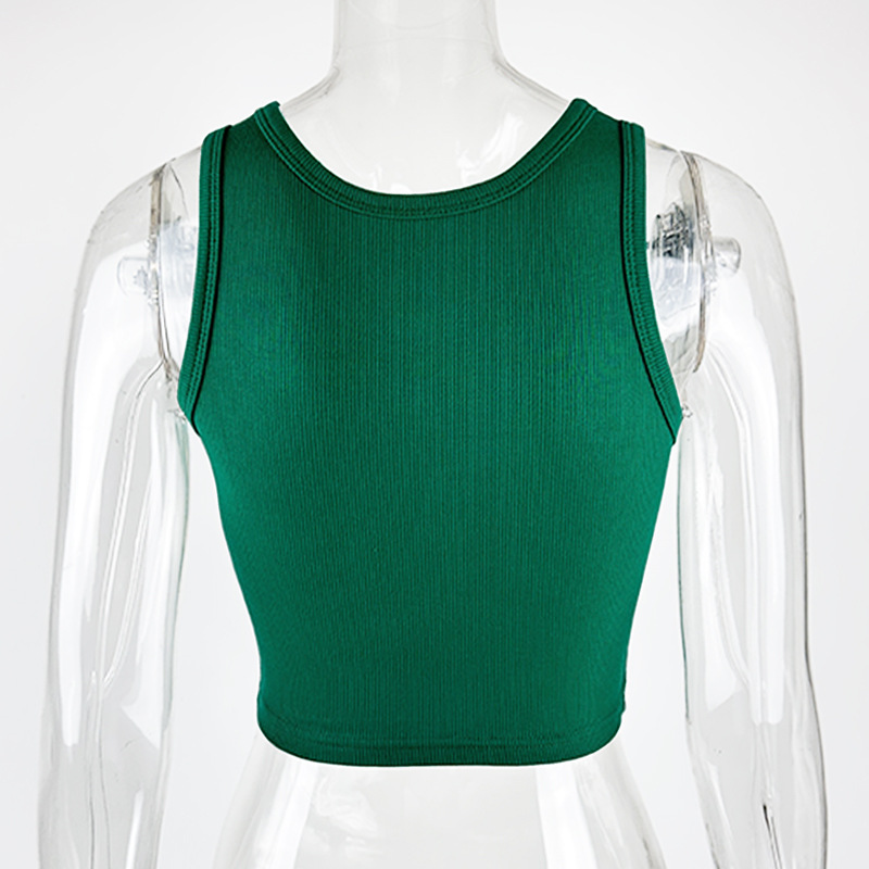 Sexy slim fit V-neck sleeveless vest